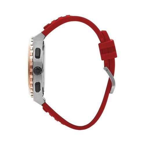 Quantum HNG1012.358 Quartz Kronograf Silikon Kırmızı 49 mm Erkek Kol Saati