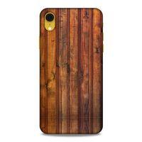 Lopard Apple iPhone XR Uyumlu Kılıf Wood'X (10) Full Koruma Kılıfı Desenli