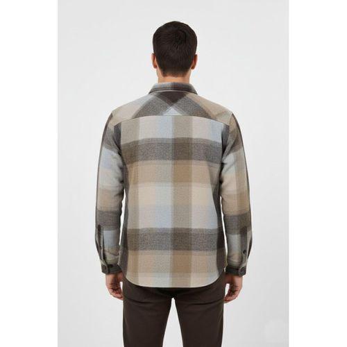 Erkek ekose Silim Fit Oduncu Gömlek Çift Cepli 9971 BGL-ST04920