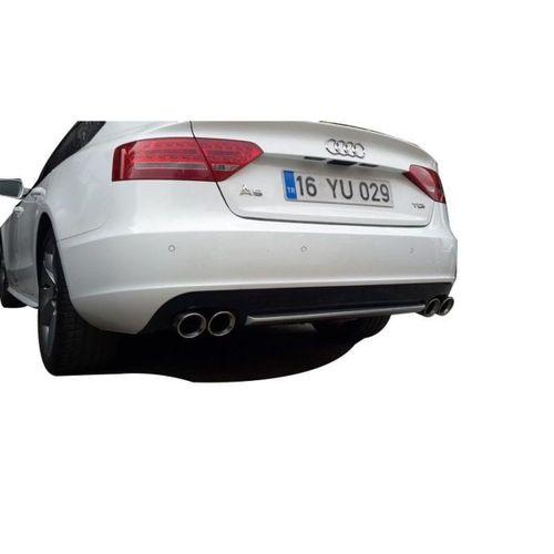 Audi A5 Uyumlu 8P3 2012 - 2016 Sportback Arka Tampon Eki - Difüzör (Plastik)