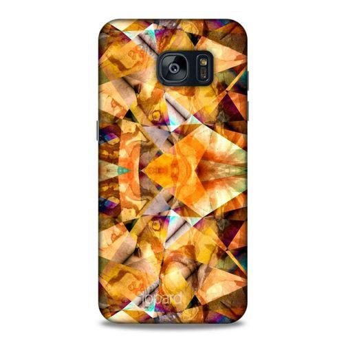 Samsung Galaxy S7 Edge Kılıf Pastel Renkler (23) Ultra Koruma Kılıfı Turuncu