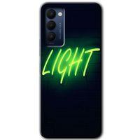 Tecno Camon 18 HD Baskılı Kılıf + 9D Tam Ekran Koruyucu - Neon İnscription