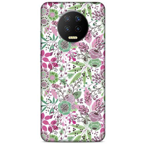 Lopard İnfinix Note 7 Uyumlu Kılıf Botanix (67) Tasarım Kılıf