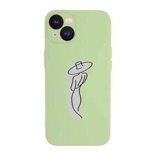 iPhone 13 Uyumlu Madame Desenli Kamera Lens Korumalı Darbe Emici Silikonlu Lansman Kılıf