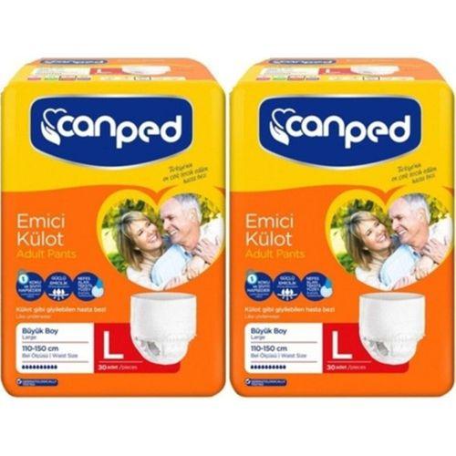 Canped Emici Külot Büyük Boy Large 30'lu 2 paket / 60 adet