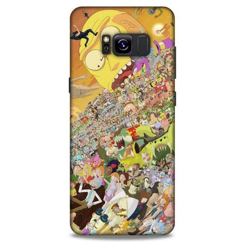 Samsung Galaxy S8 Uyumlu Kılıf Rick And Morty (37) Silicone Cover Slick Morty