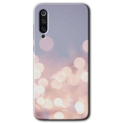 Xiaomi Mi 9 Kılıf HD Desen Baskılı Arka Kapak - Blur Lights + Kırılmaz Cam