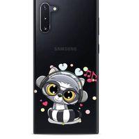 Zoologix (76) Samsung Galaxy Note 10 Şeffaf Kılıf Silikon Desenli