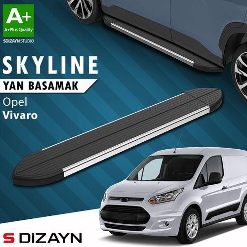 S-Dizayn Opel Vivaro B Kısa Şase Skyline Krom Yan Basamak 213 Cm 2015-2018 A+ Kalite