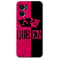 Potkal Hediye Fabrikası Xiaomi Redmi Note 11E HD Baskılı Kılıf + 9D Tam Ekran Koruyucu - Queen