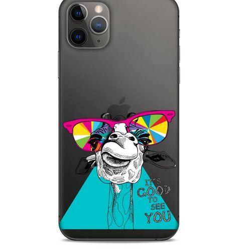 Zoologix (11) Apple iPhone 12 Pro Max Şeffaf Kılıf Silikon Desenli