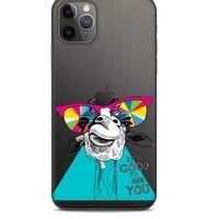 Zoologix (11) Apple iPhone 12 Pro Max Şeffaf Kılıf Silikon Desenli