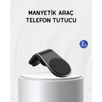 Araç İçi Manyetik Telefon Tutucu Güçlü Klipsli Ve 360 Derece Ayarlanabilir