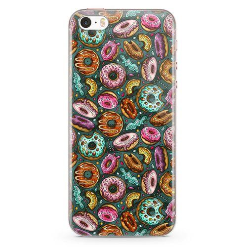 Apple iPhone SE Kılıf Donutlar Arka Kapak Koruma Desenli Full Koruyucu
