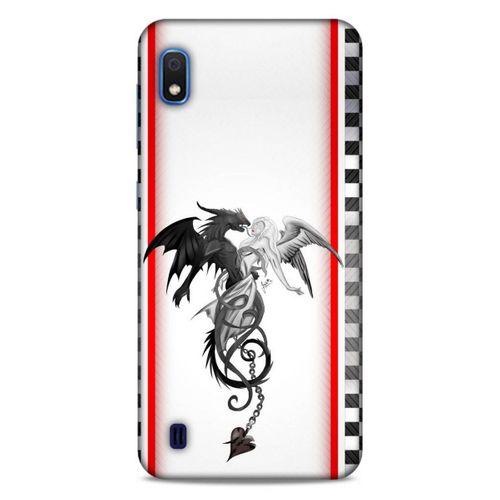 Lopard Samsung Galaxy A10 Uyumlu Kılıf Tattoo's (49) Ultra Silikon Kılıf Dragon Love