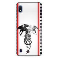 Lopard Samsung Galaxy A10 Uyumlu Kılıf Tattoo's (49) Ultra Silikon Kılıf Dragon Love