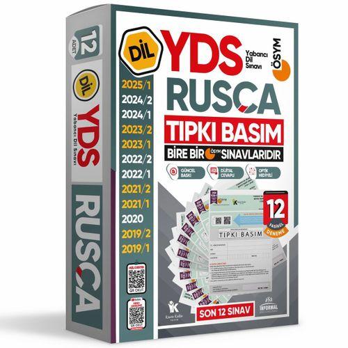 2026 YDS Rusça ÖSYM Tıpkı Basım Çıkmış Soru Deneme Paketi 12li Fasikül SETİ