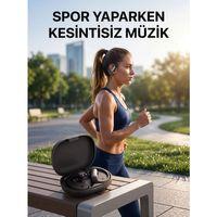 Kulak Kancalı Kablosuz Kulaklık Uzun Pil Ömürlü Şarj Kutulu