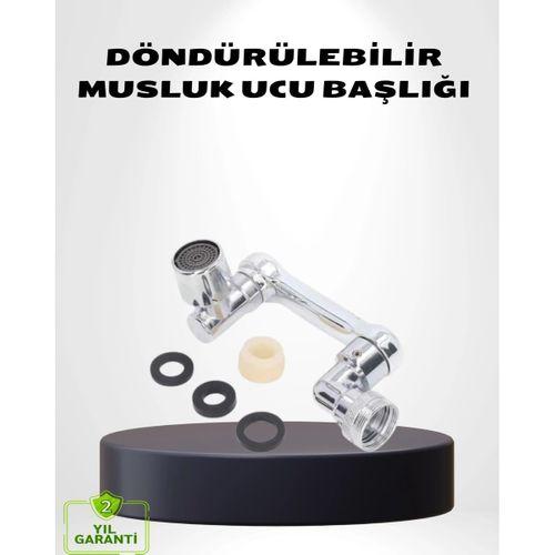 1080° Dönebilen Musluk Ucu – Su Tasarruflu, Esnek Ve 360° Çift Eksenli Başlık