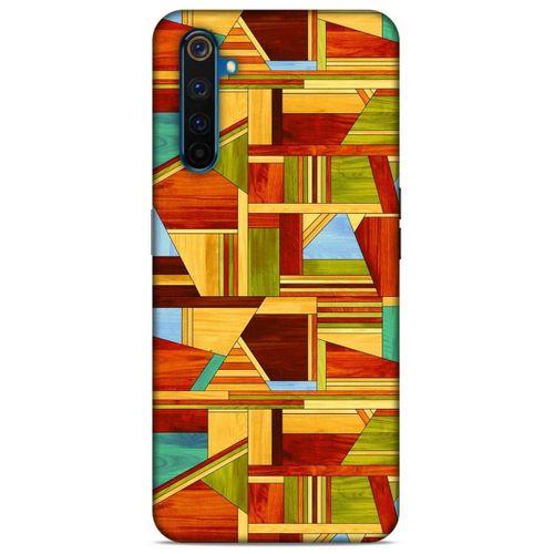 Lopard Oppo Realme 6 Pro Uyumlu Kılıf Wood'X (46) Core Armor Kılıf Desenli
