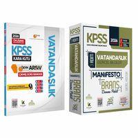 2026 KPSS Ön Lisans Vatandaşlık Kara Kutu Soru Bankası ve Manifesto Çözümlü Branş Deneme 2li Seti