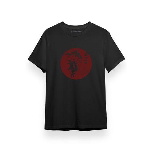 My Hero Academia Red Riot Siyah Kısa kol Erkek Tshirt