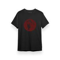 My Hero Academia Red Riot Siyah Kısa kol Erkek Tshirt