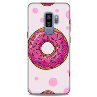 Samsung Galaxy S9 Plus Uyumlu Kılıf Pembe Delisi (25) Antişok Kapak Donut