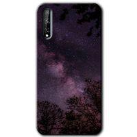 Huawei Y8P HD Baskılı Kılıf + 9D Tam Ekran Koruyucu - Gece Galaksi