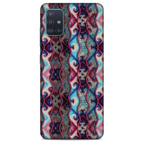 Samsung Galaxy A51 Kılıf Baskılı Özel Seri Taşlı (40) Fit Silikon Kılıf
