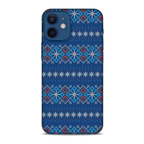 Kazak (26) Desenli Silikon Kapak Telefon Kabı Apple iPhone 12 Mini Kılıf
