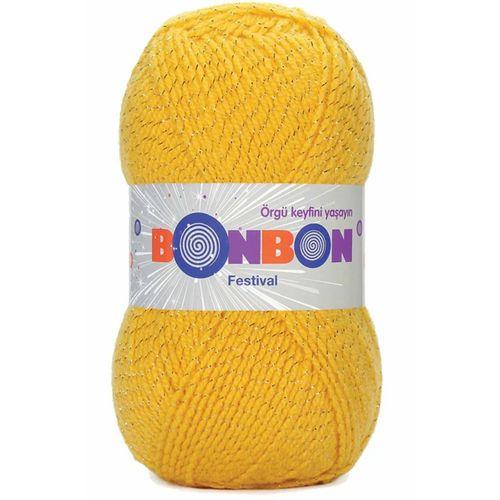 1 Adet Festival Simli Örgü İpi Yünü Renk No:217