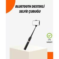 Bluetooth’lu Işıklı Selfie Çubuğu – Katlanabilir, 130 Cm