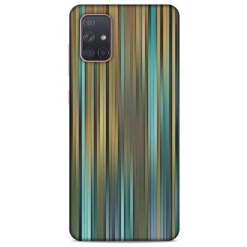 Samsung Galaxy A71 Uyumlu Kılıf Yeşil Delisi (39) Liquid Crystal Kılıf Asker yeşili