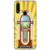 Retro (45) Desen Liquid Air Kılıf Renkli Oppo A31 Kılıf