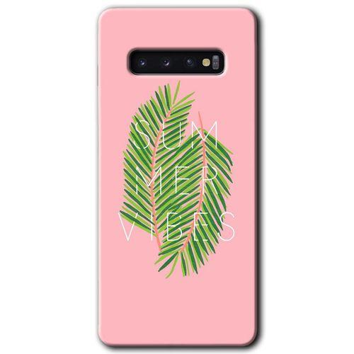 Galaxy S10 Kılıf HD Desen Baskılı Arka Kapak - Summer Vibes + Kırılmaz Cam