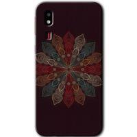 Potkal Hediye Fabrikası Samsung Galaxy A2 Core Kılıf HD Desen Baskılı Arka Kapak - Mandala Flower Wal