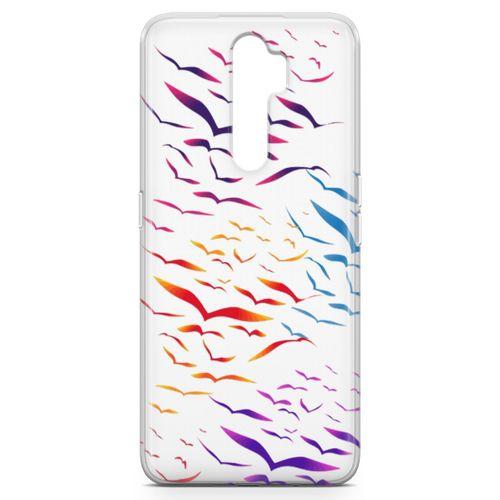 Oppo A5 2020 Kılıf Göç Zamanı Arka Kapak Koruma Desenli Full Koruyucu