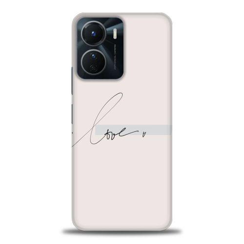 Tecno Spark 9 Pro Kılıf HD Baskılı Kılıf - Love + Tam Ekran Koruyucu