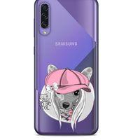 Zoologix (64) Samsung Galaxy A50s Şeffaf Kılıf Silikon Desenli