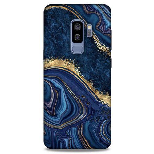 Samsung Galaxy S9 Plus Uyumlu Kılıf Mavi Delisi (1) Kılıfı Mermer