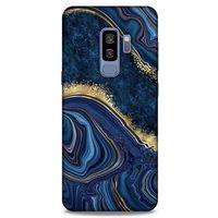 Samsung Galaxy S9 Plus Uyumlu Kılıf Mavi Delisi (1) Kılıfı Mermer