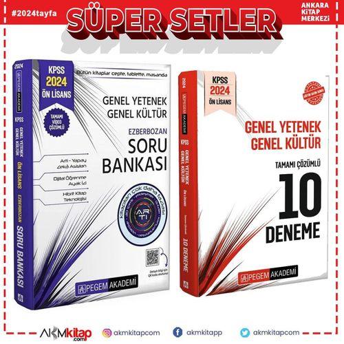 Pegem KPSS Ön Lisans Soru Bankası ve Deneme Seti 2 Kitap