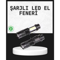 Odak Ayarlı 2000 Lümen Şarjlı Led El Feneri