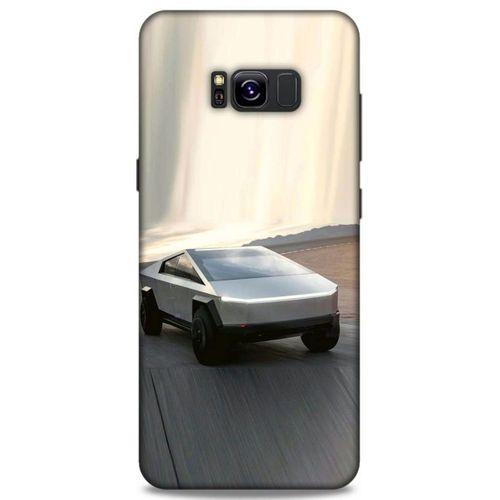 Lopard Samsung Galaxy S8 Plus Uyumlu Kılıf PickUpX (17) Tasarım Kılıf Gümüş Gri