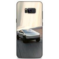 Lopard Samsung Galaxy S8 Plus Uyumlu Kılıf PickUpX (17) Tasarım Kılıf Gümüş Gri