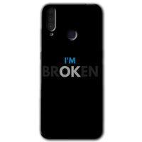 Potkal Hediye Fabrikası General Mobile GM 10 Kılıf HD Desen Baskılı Arka Kapak - Im Broken