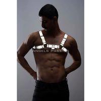 Karanlıkta Parlayan - Reflektörlü Erkek  Göğüs Harness, Erkek  Partywear - Brfm149