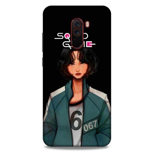 Xiaomi Pocophone F1 Uyumlu Kılıf Squid Game (43) Thin Fit Kılıf Sun-Jung