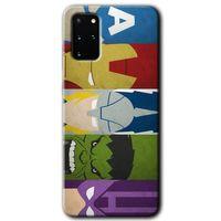 Samsung Galaxy S20 Plus HD Baskılı Kılıf + 9D Tam Ekran Koruyucu - Avengers-1